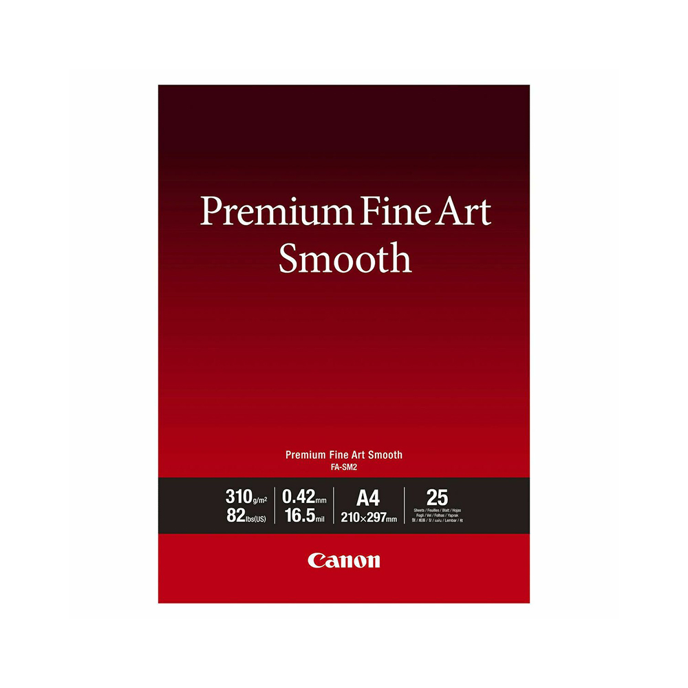 Canon Φωτογραφικό Χαρτί FINE ART PAPER Smooth A4 25 Sheets (1711C011) (CANFAA4)