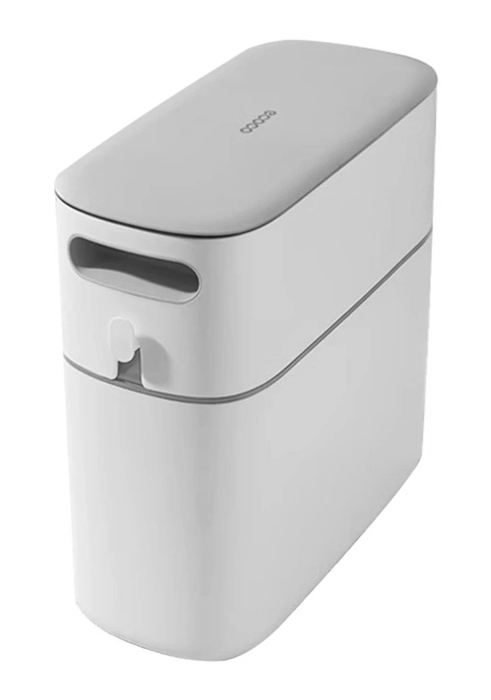ECOCO κάδος απορριμμάτων E2244 με σακούλες, 12lt, λευκός