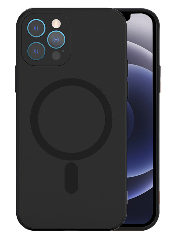 POWERTECH θήκη MagSilicone MOB-1872 για iPhone 14 Pro, μαύρη