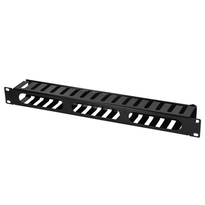 Cable management bar 19'' 1U with Removable Front Panel Logilink ORCC01B