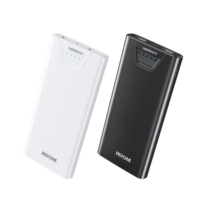 Power Bank WK 10000mAh 12W USBx2 Black WP-101
