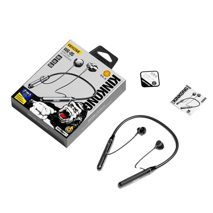 Earphone WK Neckband BT WG-05 Black