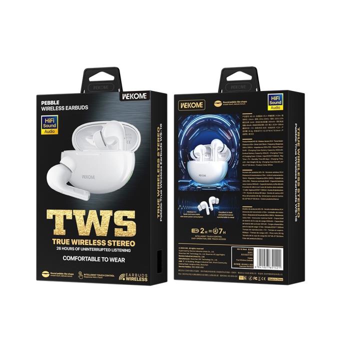 Earphone TWS WK BT WS-16 White