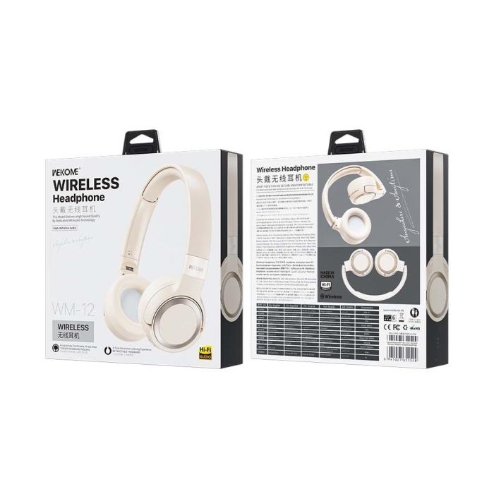 Headphones BT WK WM-12 White