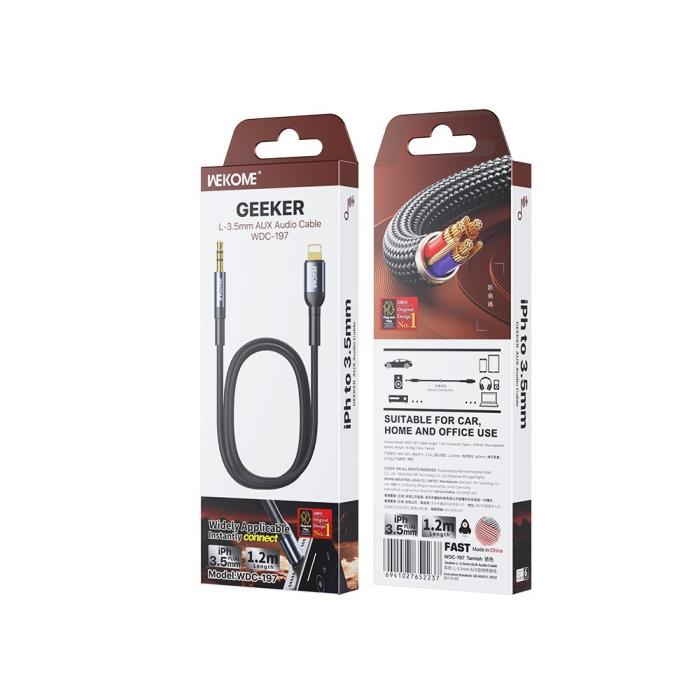 Adaptor Lightning  to 3.5/M WK WDC-197 Tarnish