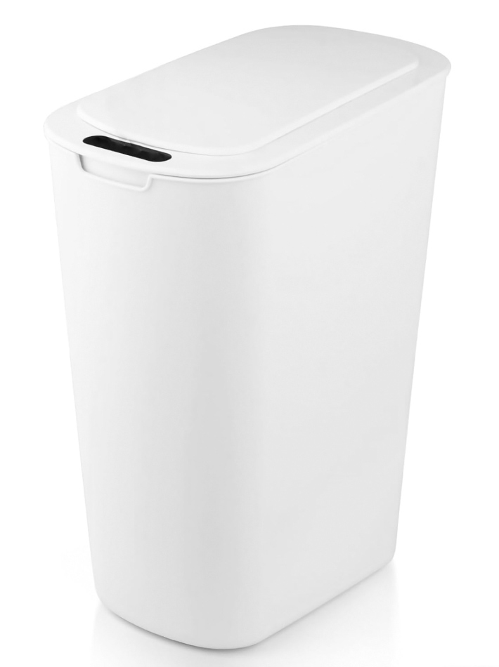 HOME USE κάδος απορριμμάτων HUH-0228, αυτόματο άνοιγμα, 13lt, λευκός