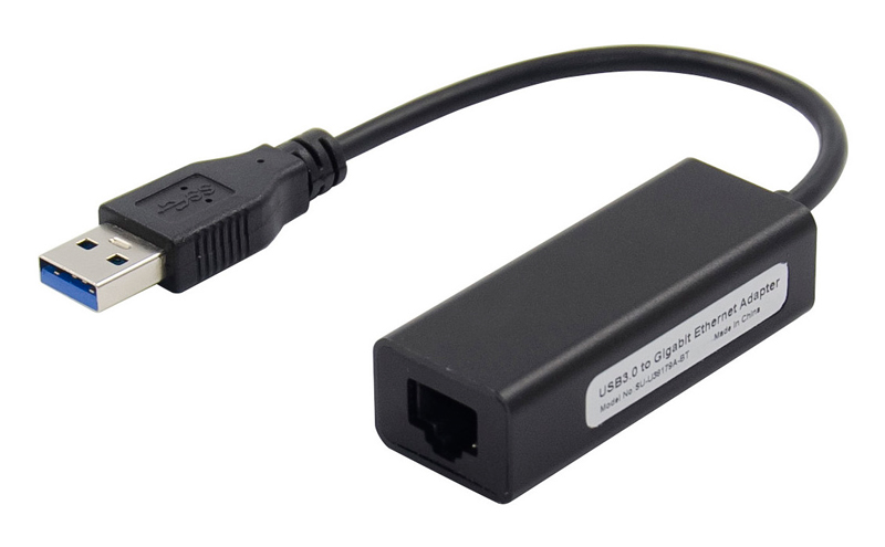 Αντάπτορας δικτύου ST735, USB, 1000Mbps Ethernet, μαύρος