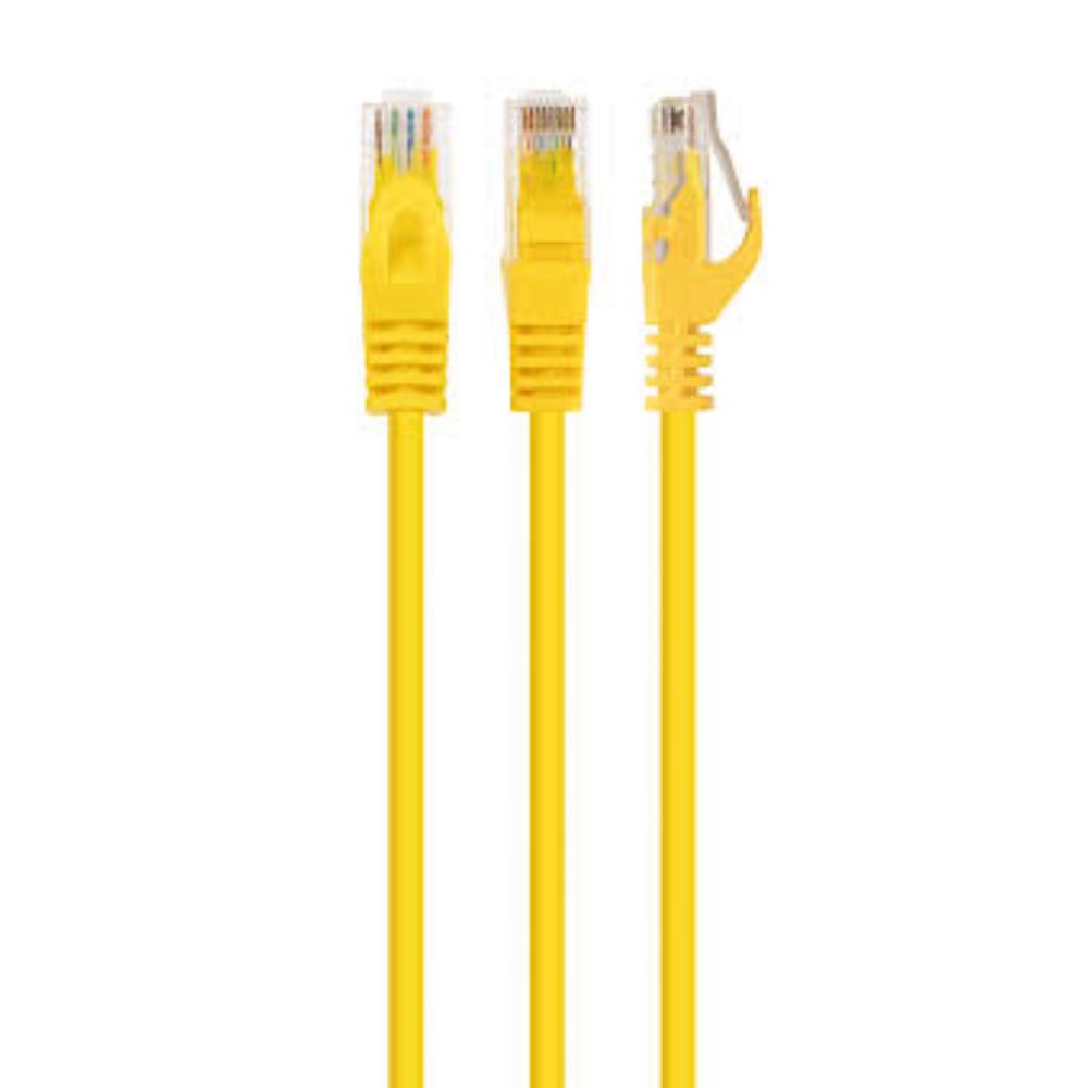Gembird U/UTP Cat.6 Καλώδιο Δικτύου Ethernet 0.5m Κίτρινο (PP6U-0.5M/Y) (GEMPP6U-0.5M-Y)