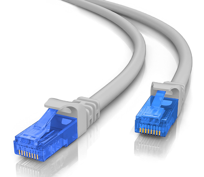 POWERTECH καλώδιο δικτύου CAB-N241, Cat 6 U/UTP, CCA 24AWG, 1m, γκρι