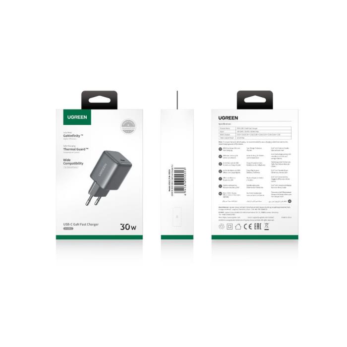 Charger GaN UGREEN X513 30W PD Black 65007