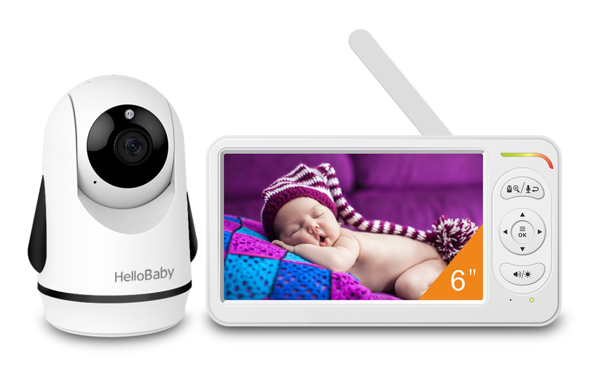 HELLOBABY ενδοεπικοινωνία μωρού HB6364 με κάμερα & οθόνη 6