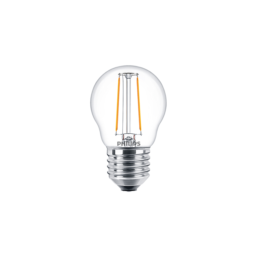 Philips E27 LED Warm White Filament Ball Bulb 2W (25W) (LPH02370) (PHILPH02370)
