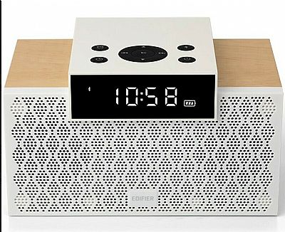 Edifier MP260 Επιτραπέζιο Ρολόι με Ξυπνητήρι Λευκό