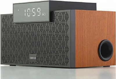 Edifier MP260 Επιτραπέζιο Ψηφιακό Ρολόι με Ξυπνητήρι Καφέ