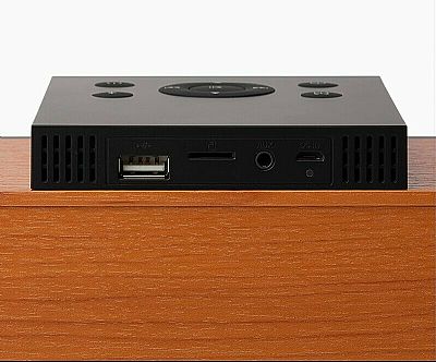 Edifier MP260 Επιτραπέζιο Ψηφιακό Ρολόι με Ξυπνητήρι Καφέ