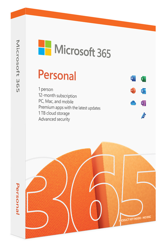 MICROSOFT Office 365 Personal QQ2-01897, English, medialess P10, 1 έτος