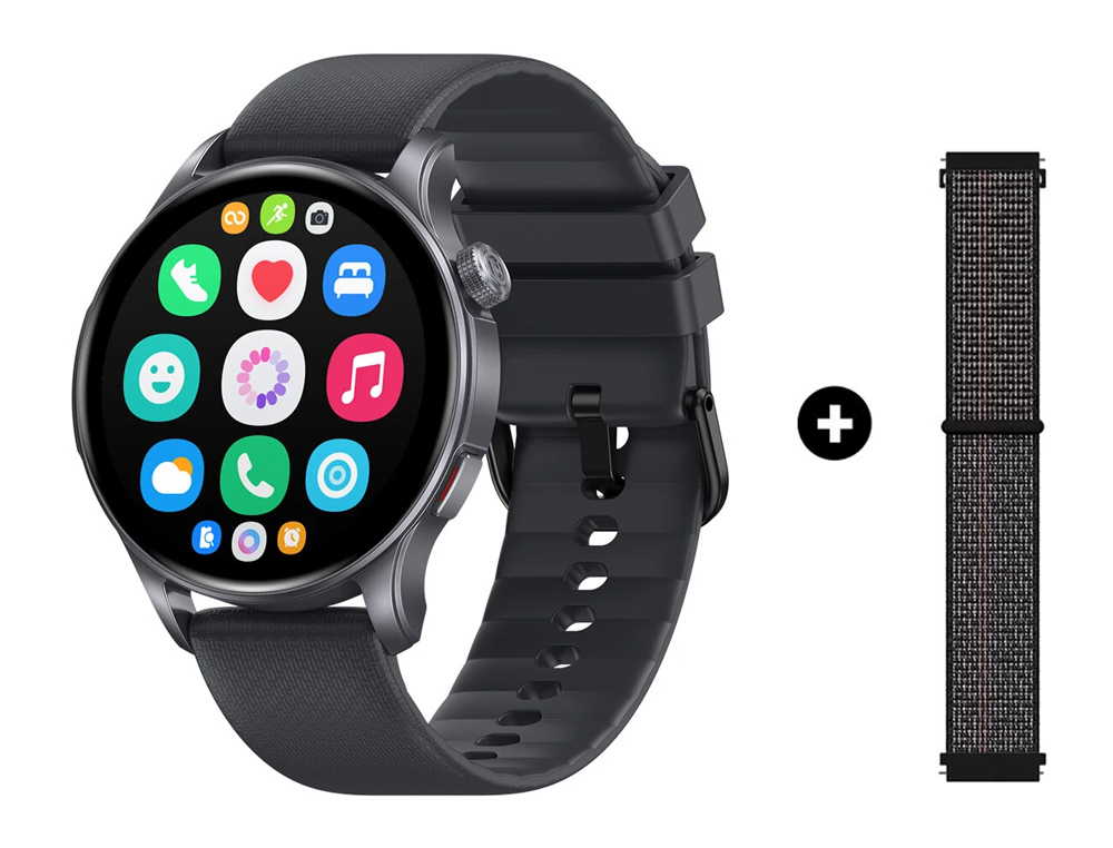 ZEBLAZE smartwatch Btalk 3 GPS, heart rate, 1.43