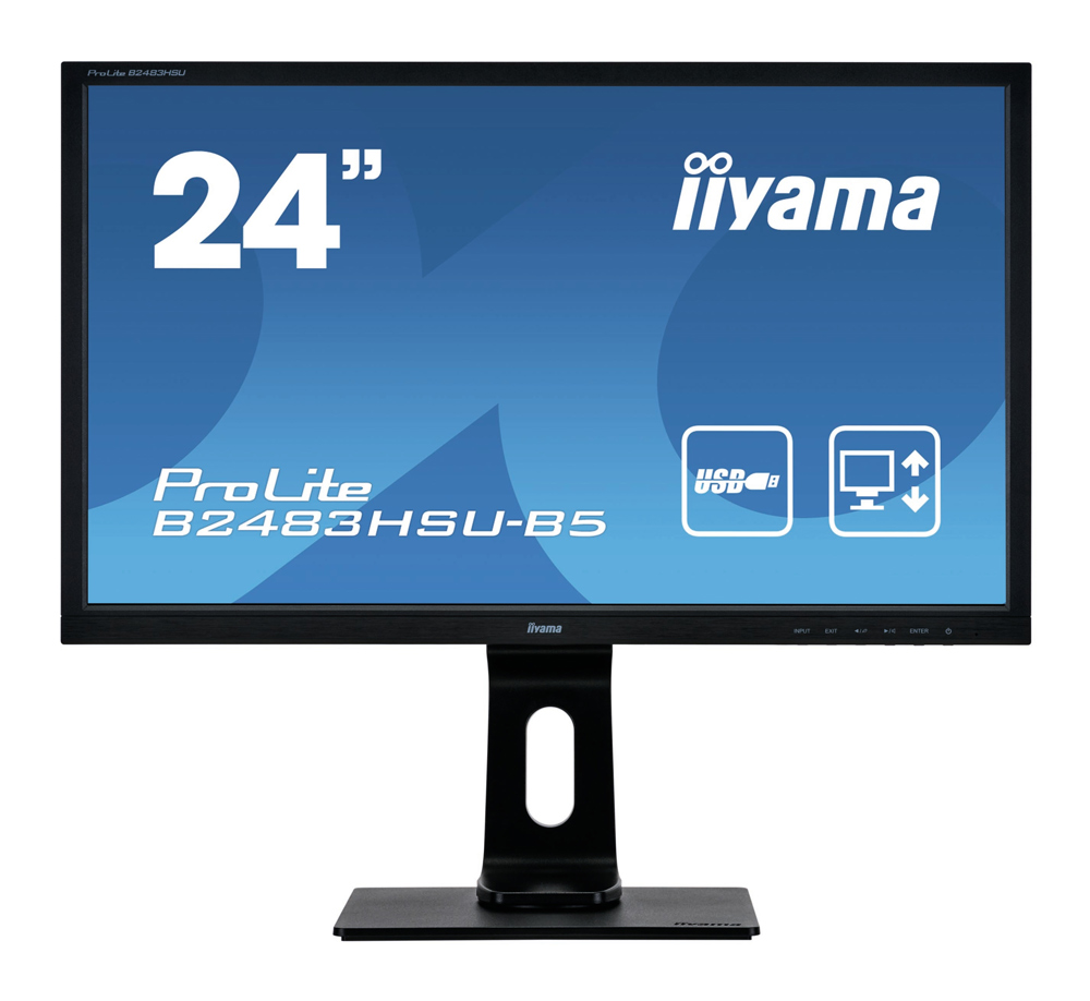 IIYAMA used Οθόνη B2483HSU LED, 24
