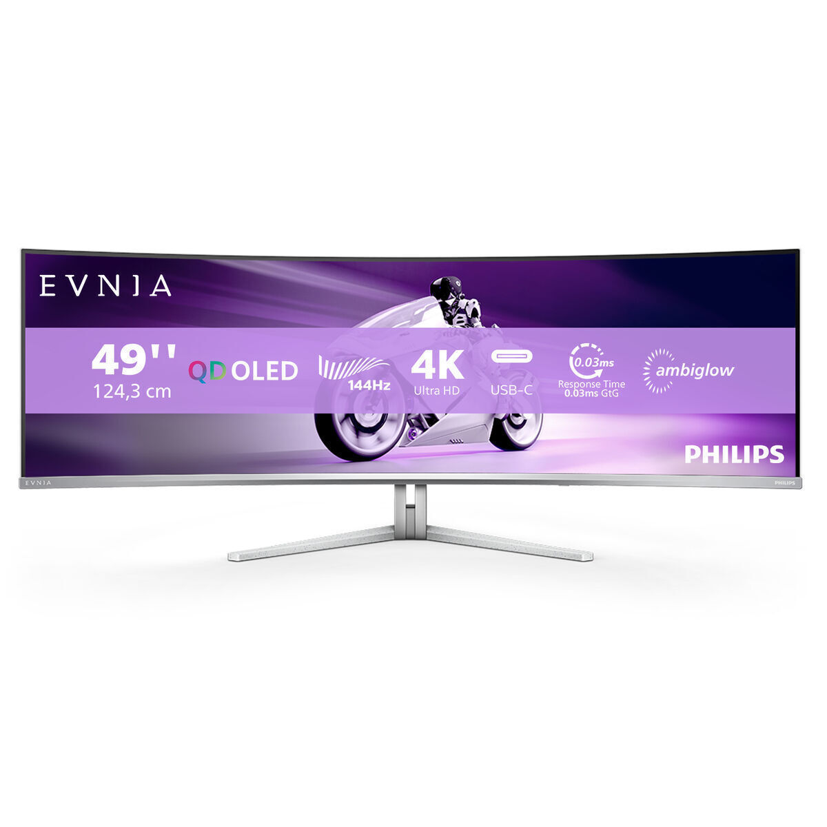 PHILIPS Evnia 49M2C8900 4K OLED Gaming Monitor 49