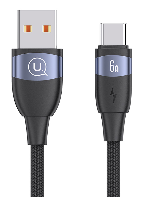USAMS καλώδιο USB-C σε USB US-SJ630, 66W, 480Mbps, 1.2m, μαύρο