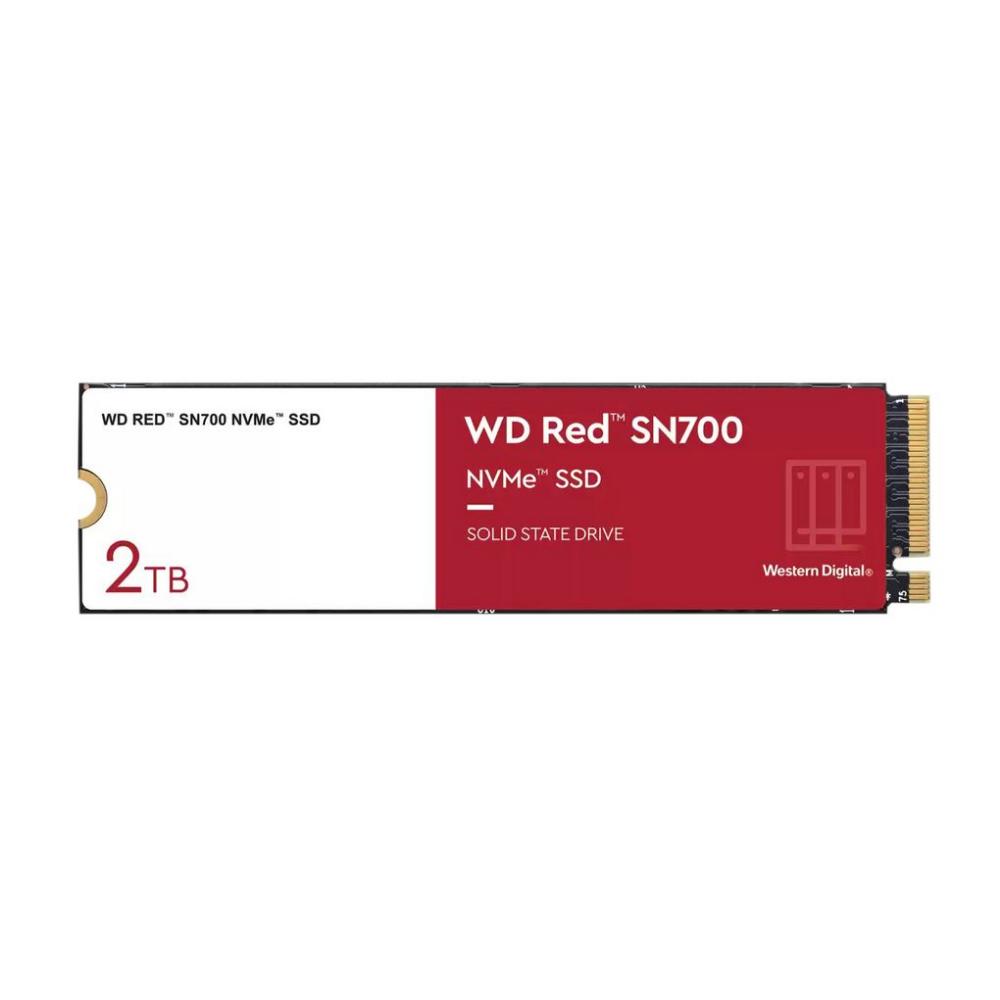 Western Digital Δίσκος SSD Red SN700 NVMe NAS 2TB, M.2 2280/M-Key/PCIe 3.0 x4 (WDS200T1R0C)