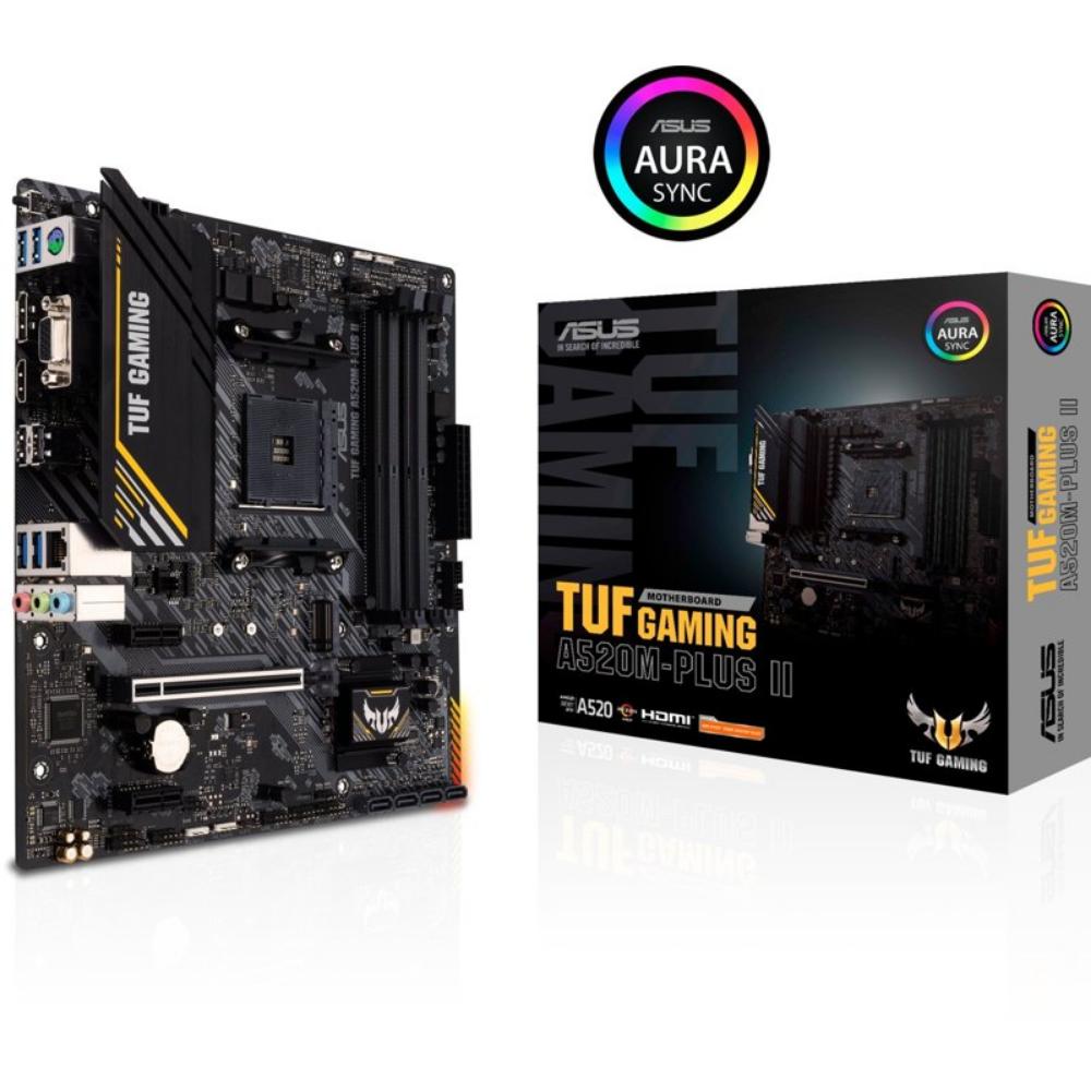 ASUS TUF GAMING A520M-PLUS II AMD A520 Socket AM4 micro ATX (90MB17G0-M0EAY0) (ASU90MB17G0-M0EAY0)