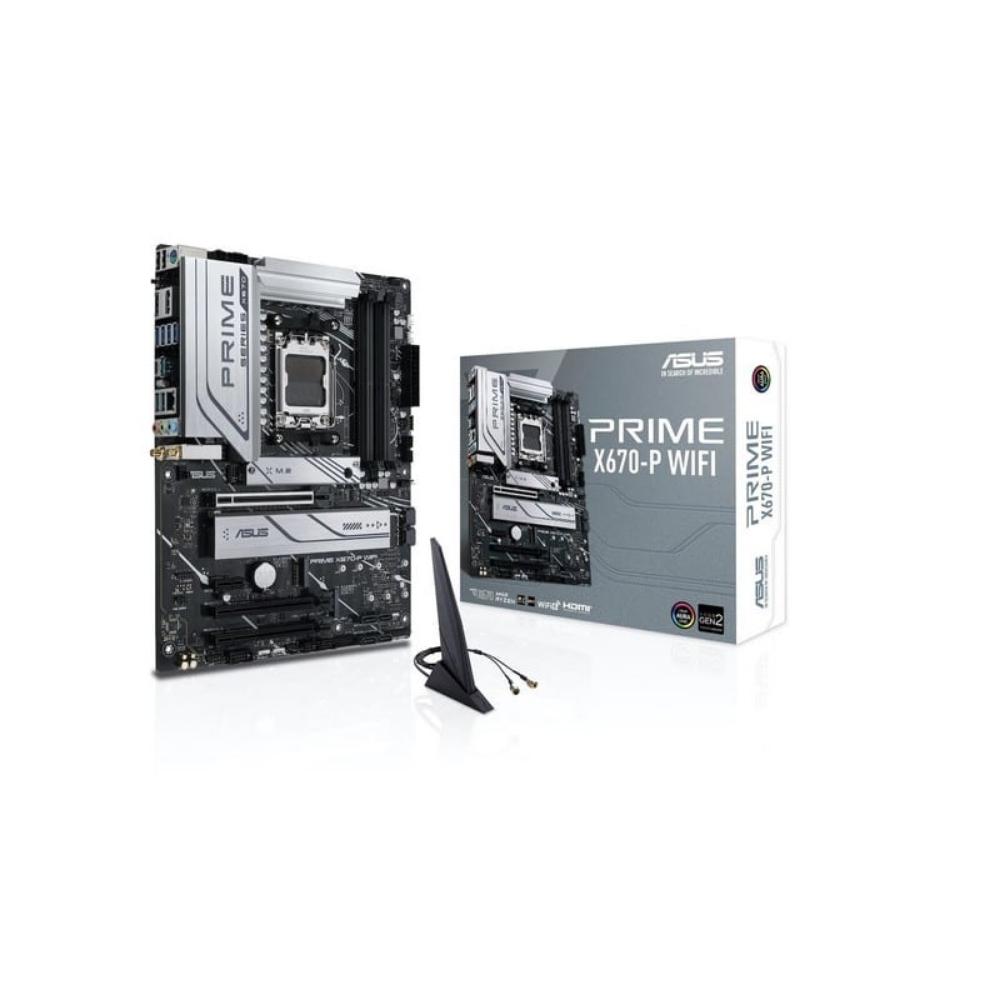 ASUS PRIME X670-P WIFI AMD X670 Socket AM5 ATX (90MB1BV0-M0EAY0) (ASU90MB1BV0-M0EAY0)