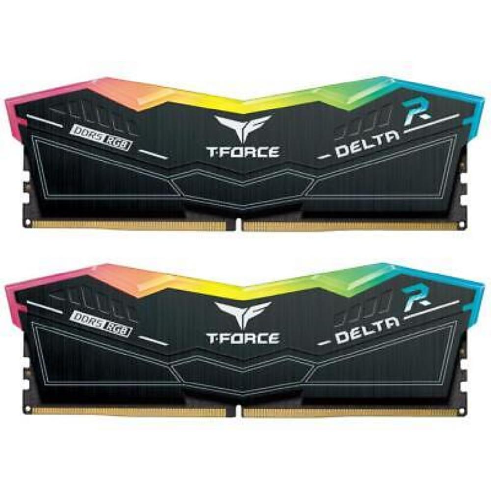 TeamGroup Μνήμη RAM DDR5 32GB KIT 2x16GB PC 6400 Team T-Force Delta  RGB  (FF3D532G6400HC40BDC01)
