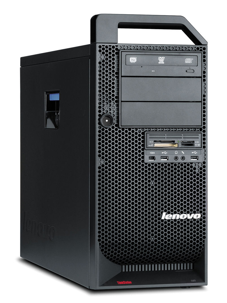 LENOVO WorkStation D20, Refurbished Grade A Repainted, X5650, 12/512GB SSD, DVD, QUADRO 2000, FreeDOS